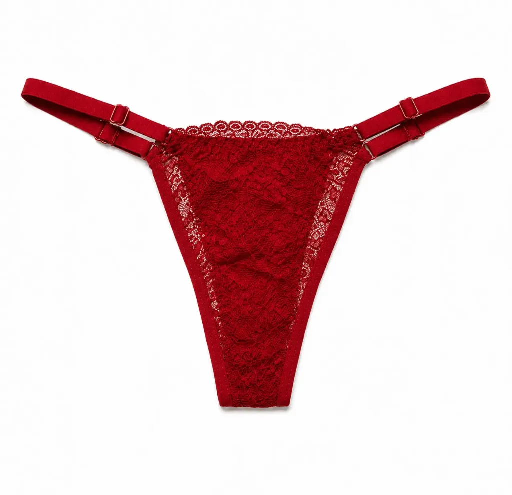 B&C Barely-There Stretch Thong (Pack of 3) (Red)