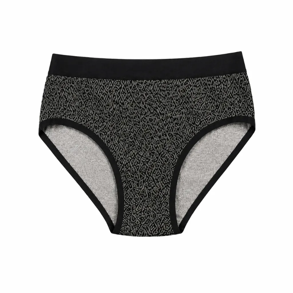 B&C Classic Comfort Hipster Panty (Pack of 3) (32, Black)